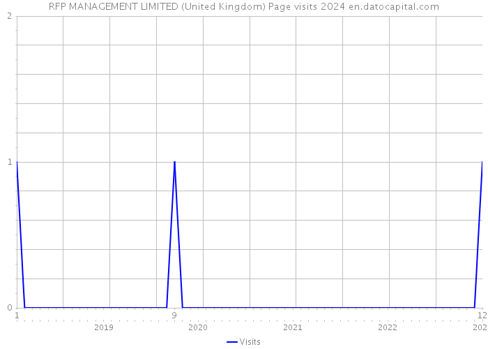 RFP MANAGEMENT LIMITED (United Kingdom) Page visits 2024 