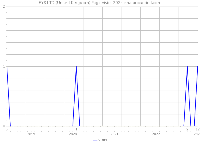 FYS LTD (United Kingdom) Page visits 2024 
