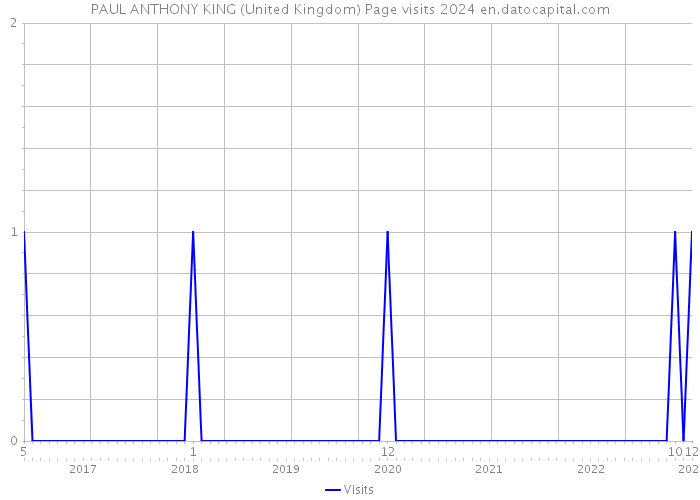 PAUL ANTHONY KING (United Kingdom) Page visits 2024 