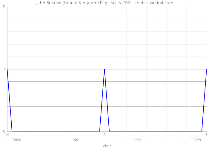 John Bristow (United Kingdom) Page visits 2024 