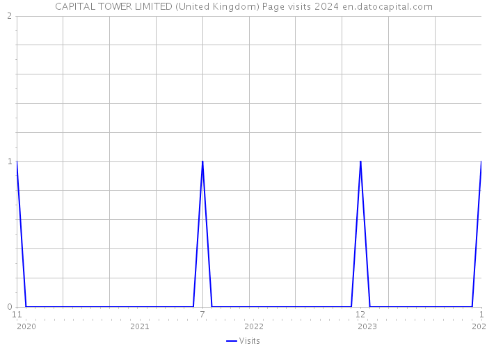 CAPITAL TOWER LIMITED (United Kingdom) Page visits 2024 