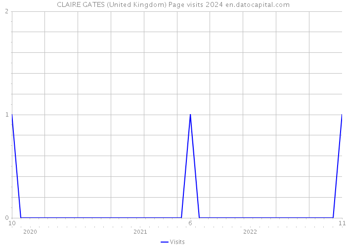 CLAIRE GATES (United Kingdom) Page visits 2024 