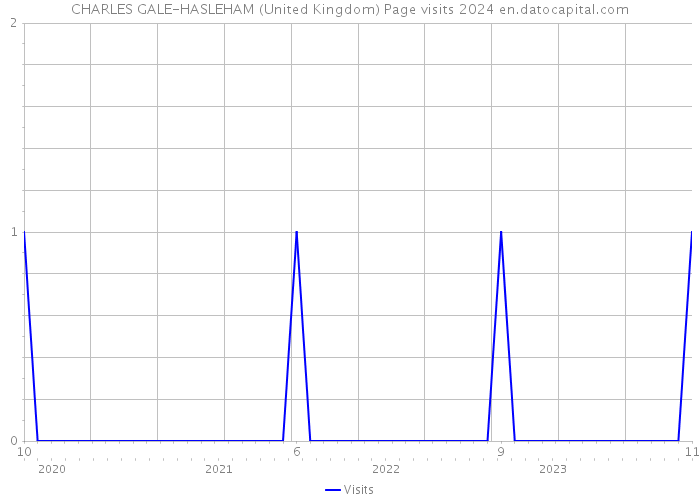 CHARLES GALE-HASLEHAM (United Kingdom) Page visits 2024 
