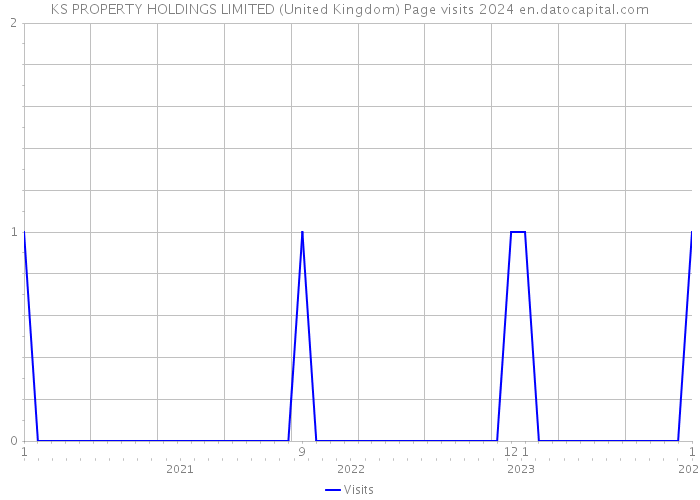KS PROPERTY HOLDINGS LIMITED (United Kingdom) Page visits 2024 