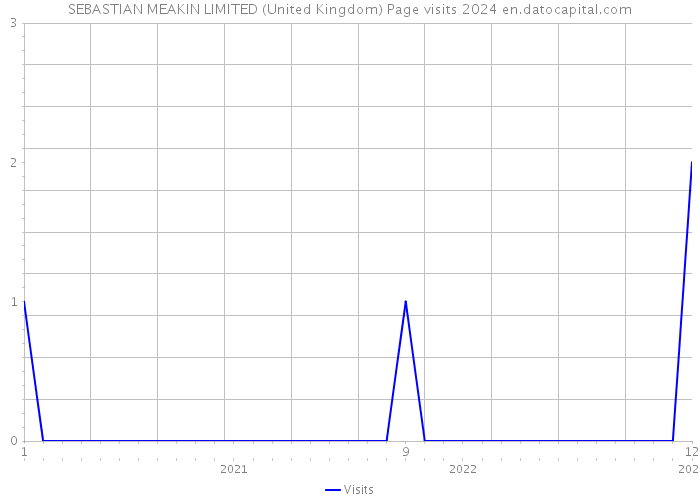 SEBASTIAN MEAKIN LIMITED (United Kingdom) Page visits 2024 