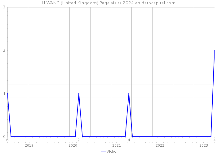 LI WANG (United Kingdom) Page visits 2024 