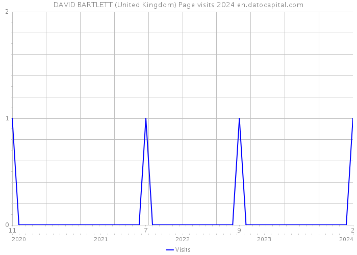 DAVID BARTLETT (United Kingdom) Page visits 2024 