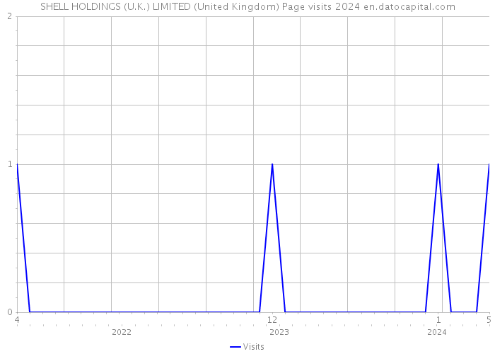 SHELL HOLDINGS (U.K.) LIMITED (United Kingdom) Page visits 2024 