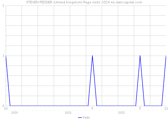 STEVEN PEDDER (United Kingdom) Page visits 2024 