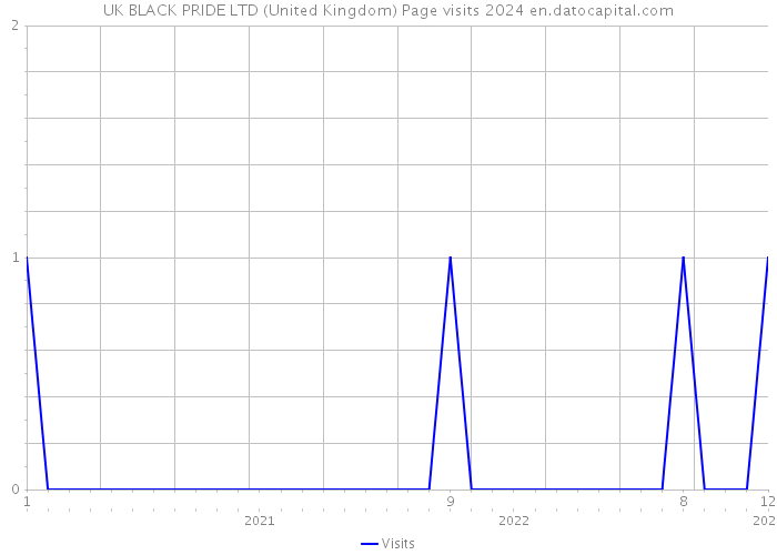 UK BLACK PRIDE LTD (United Kingdom) Page visits 2024 