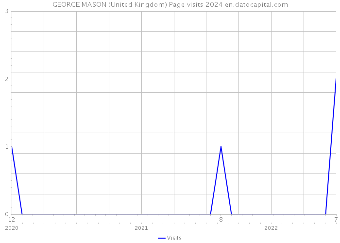 GEORGE MASON (United Kingdom) Page visits 2024 