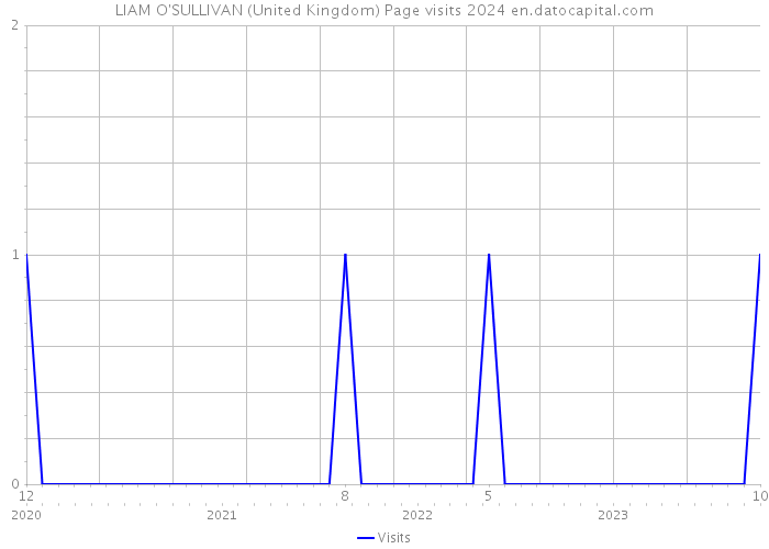 LIAM O'SULLIVAN (United Kingdom) Page visits 2024 