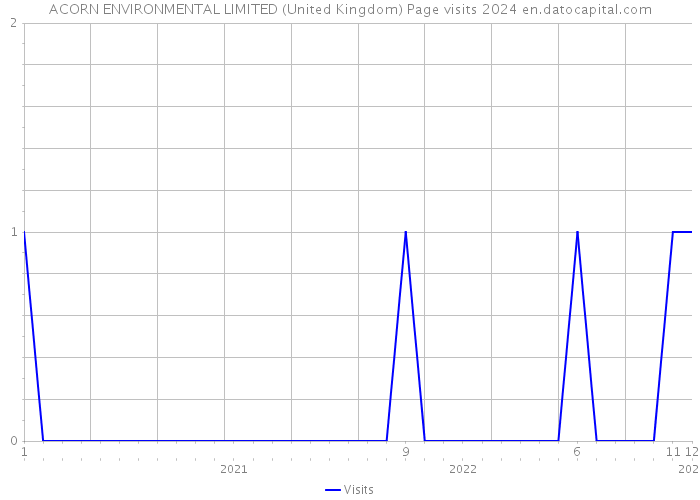 ACORN ENVIRONMENTAL LIMITED (United Kingdom) Page visits 2024 