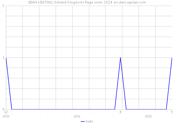 SEAN KEATING (United Kingdom) Page visits 2024 