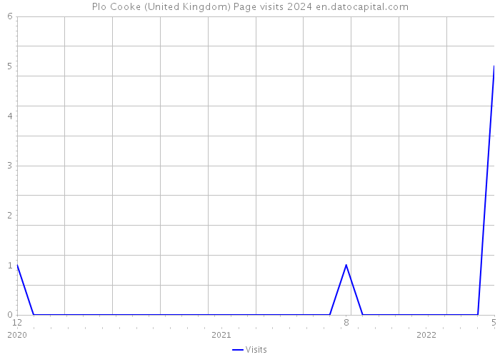 Plo Cooke (United Kingdom) Page visits 2024 