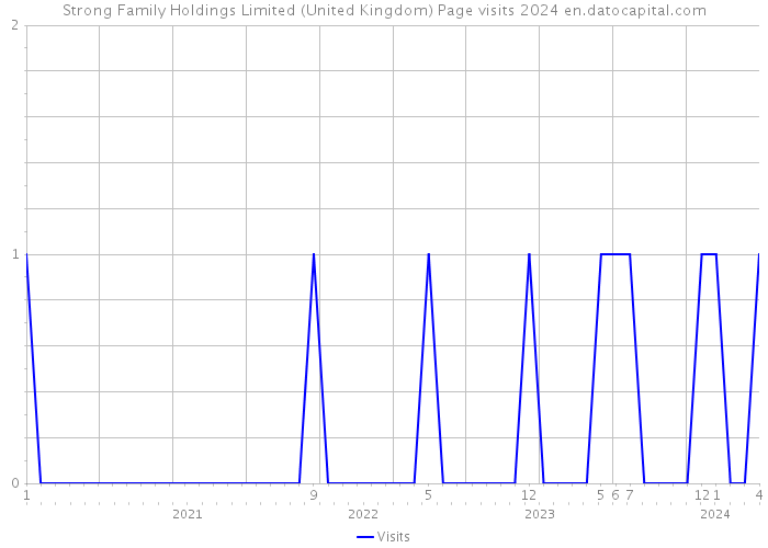 Strong Family Holdings Limited (United Kingdom) Page visits 2024 