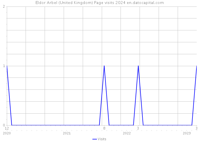 Eldor Arbel (United Kingdom) Page visits 2024 