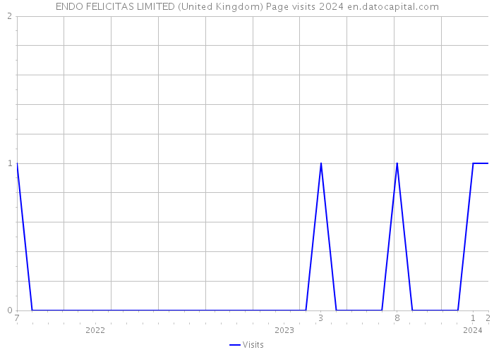 ENDO FELICITAS LIMITED (United Kingdom) Page visits 2024 