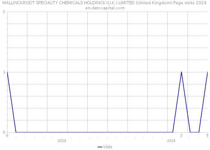MALLINCKRODT SPECIALTY CHEMICALS HOLDINGS (U.K.) LIMITED (United Kingdom) Page visits 2024 