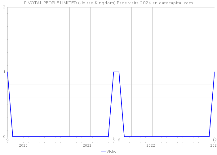 PIVOTAL PEOPLE LIMITED (United Kingdom) Page visits 2024 