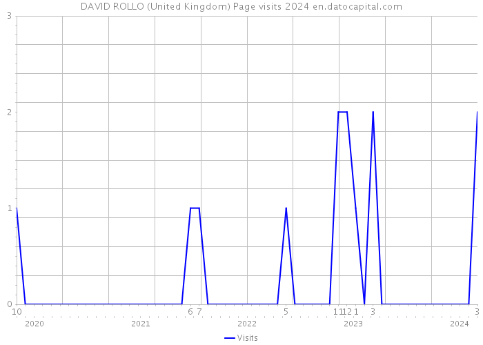 DAVID ROLLO (United Kingdom) Page visits 2024 