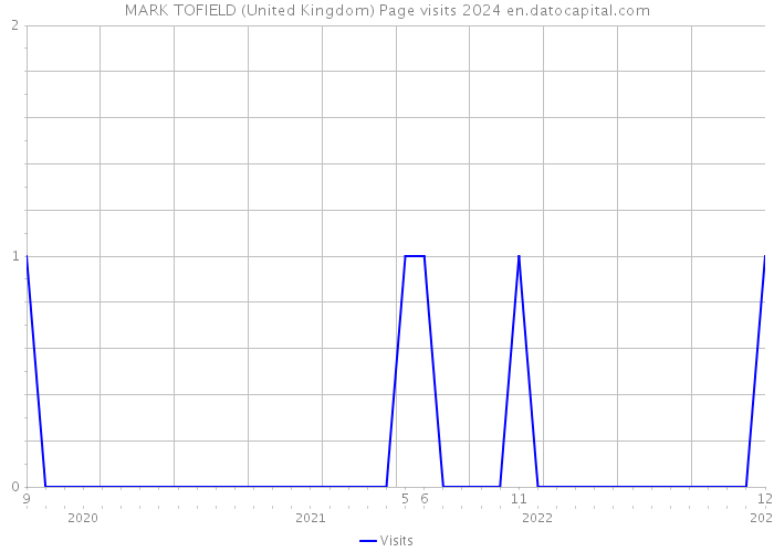 MARK TOFIELD (United Kingdom) Page visits 2024 