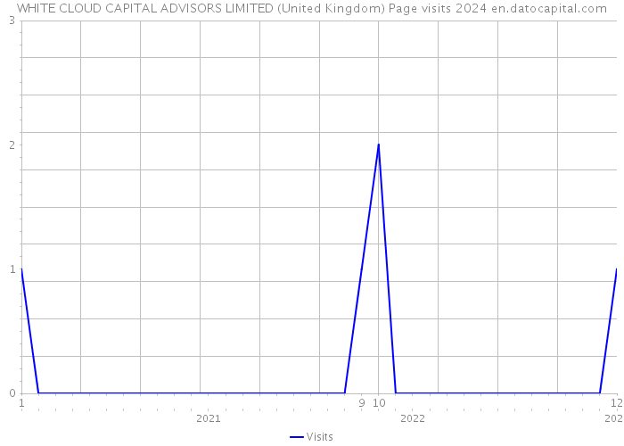 WHITE CLOUD CAPITAL ADVISORS LIMITED (United Kingdom) Page visits 2024 