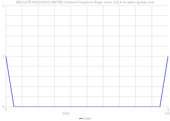 SEAGATE HOLDINGS LIMITED (United Kingdom) Page visits 2024 