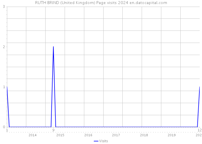 RUTH BRIND (United Kingdom) Page visits 2024 