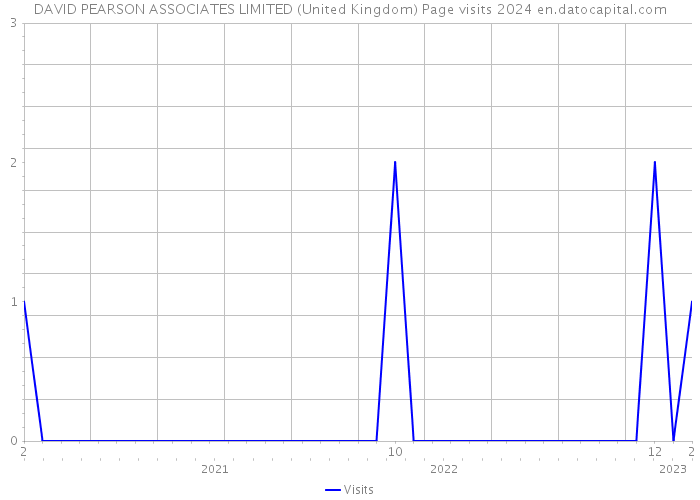 DAVID PEARSON ASSOCIATES LIMITED (United Kingdom) Page visits 2024 