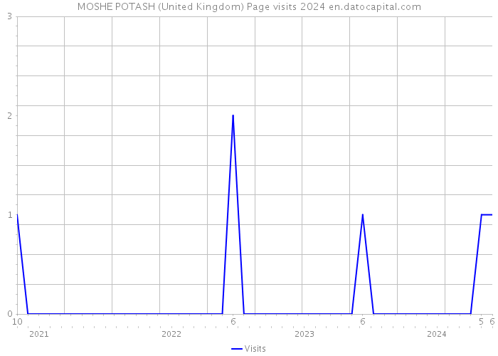 MOSHE POTASH (United Kingdom) Page visits 2024 