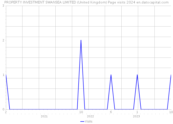 PROPERTY INVESTMENT SWANSEA LIMITED (United Kingdom) Page visits 2024 