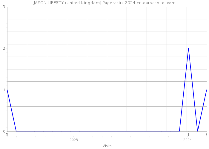 JASON LIBERTY (United Kingdom) Page visits 2024 