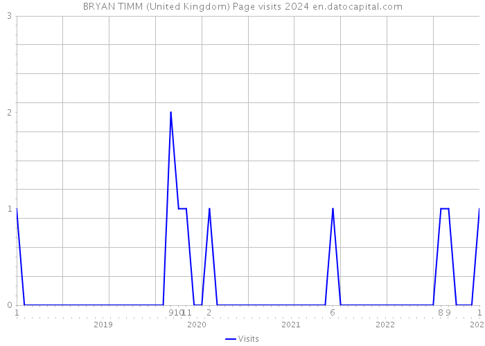 BRYAN TIMM (United Kingdom) Page visits 2024 