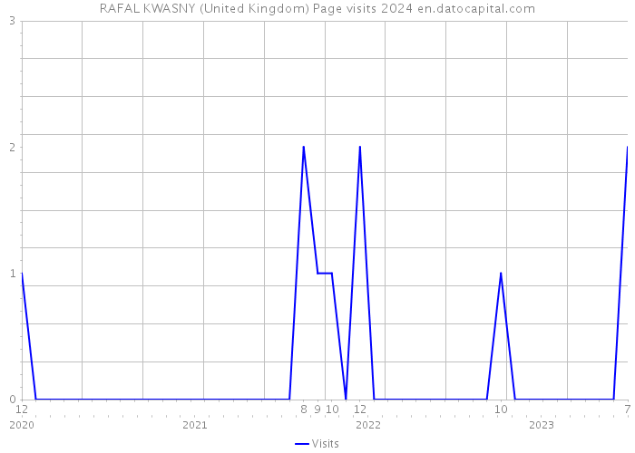 RAFAL KWASNY (United Kingdom) Page visits 2024 