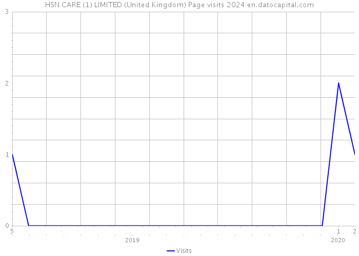 HSN CARE (1) LIMITED (United Kingdom) Page visits 2024 