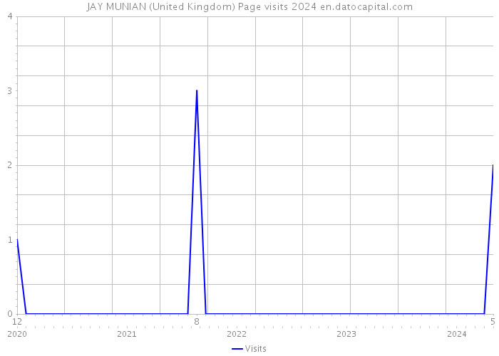 JAY MUNIAN (United Kingdom) Page visits 2024 