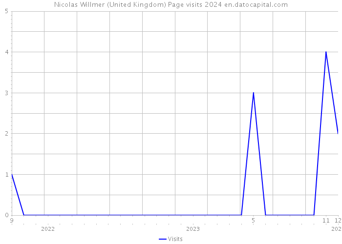 Nicolas Willmer (United Kingdom) Page visits 2024 