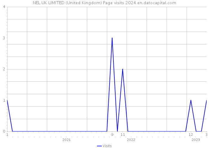 NEL UK LIMITED (United Kingdom) Page visits 2024 