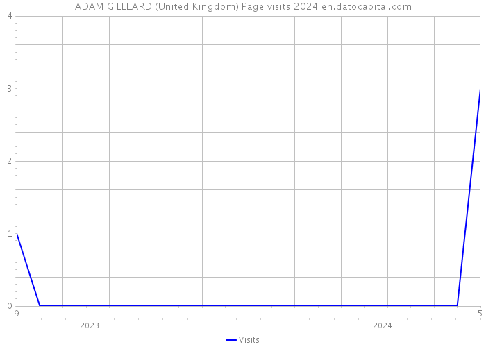 ADAM GILLEARD (United Kingdom) Page visits 2024 