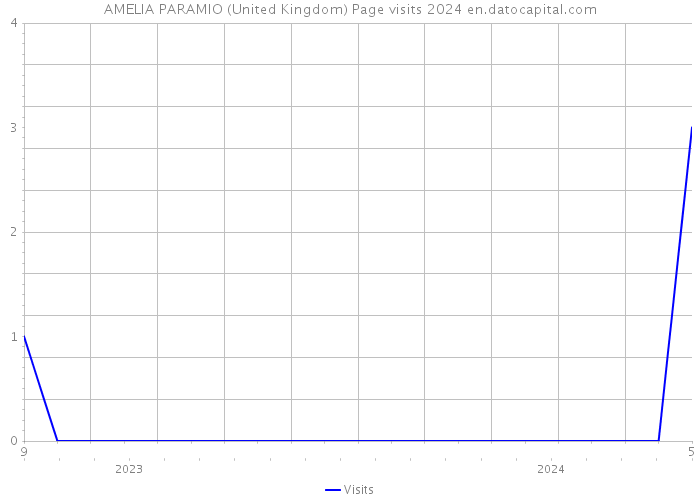 AMELIA PARAMIO (United Kingdom) Page visits 2024 