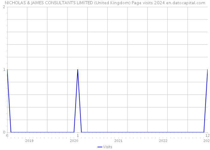 NICHOLAS & JAMES CONSULTANTS LIMITED (United Kingdom) Page visits 2024 