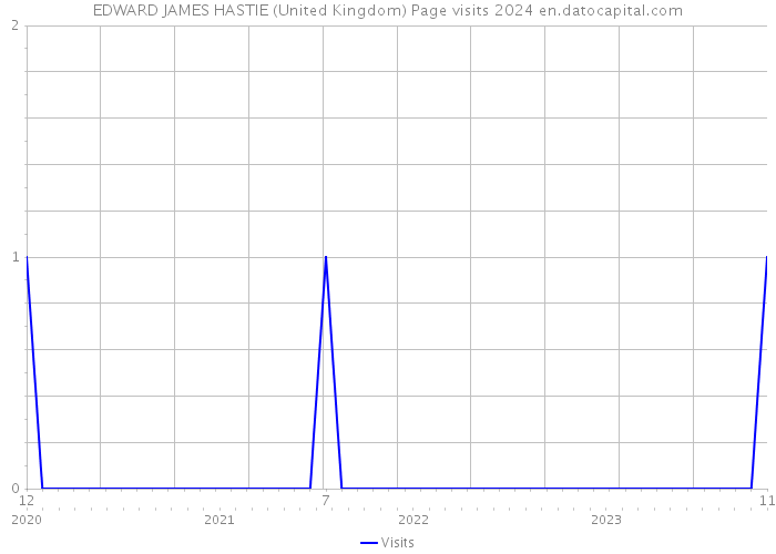 EDWARD JAMES HASTIE (United Kingdom) Page visits 2024 