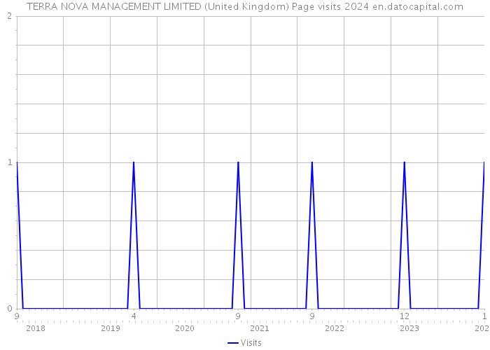 TERRA NOVA MANAGEMENT LIMITED (United Kingdom) Page visits 2024 