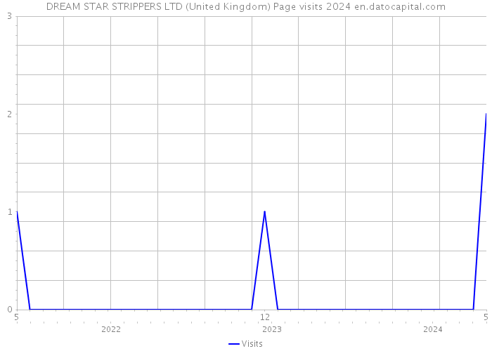 DREAM STAR STRIPPERS LTD (United Kingdom) Page visits 2024 