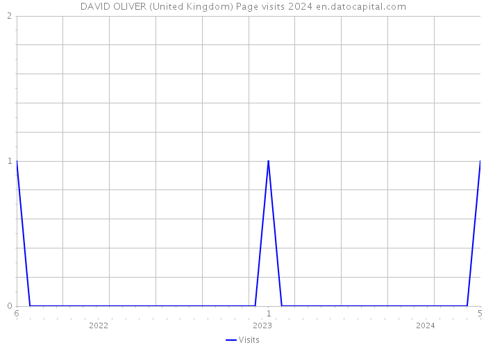 DAVID OLIVER (United Kingdom) Page visits 2024 