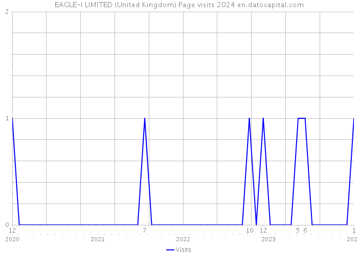 EAGLE-I LIMITED (United Kingdom) Page visits 2024 