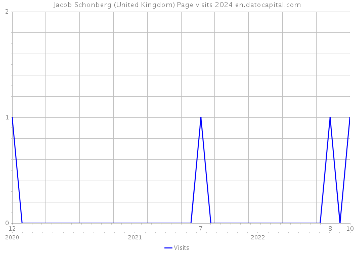 Jacob Schonberg (United Kingdom) Page visits 2024 