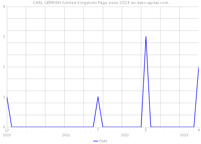 CARL GERRISH (United Kingdom) Page visits 2024 