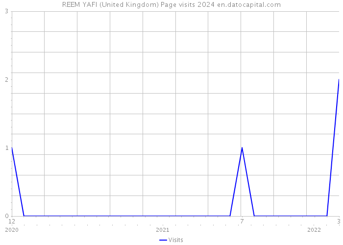 REEM YAFI (United Kingdom) Page visits 2024 